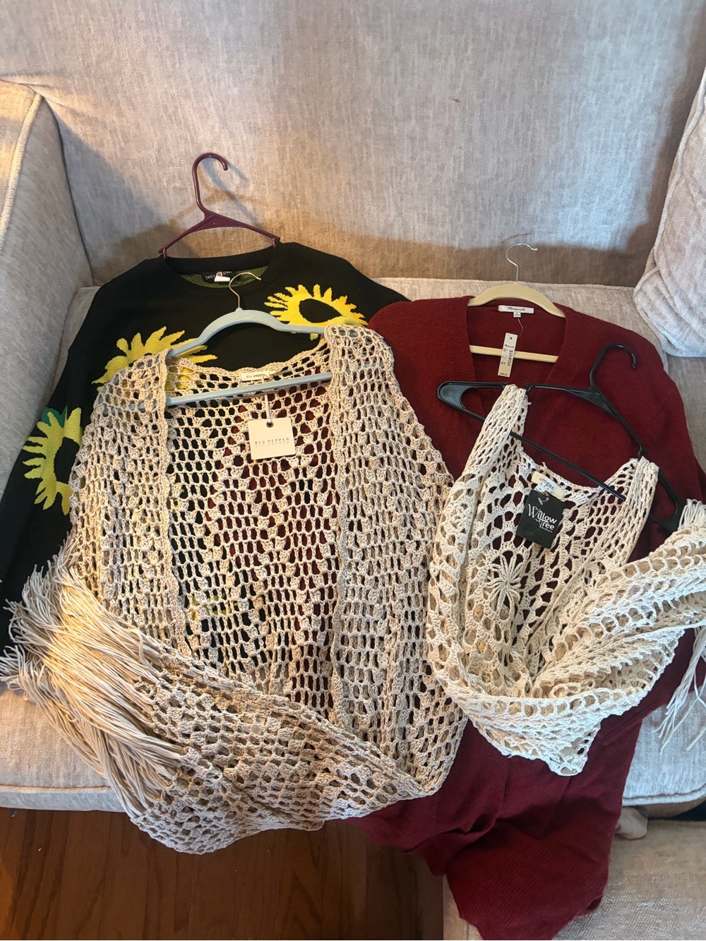Madewell, Umgee, Blu Pepper & Boutique 4 piece Bundle NWT